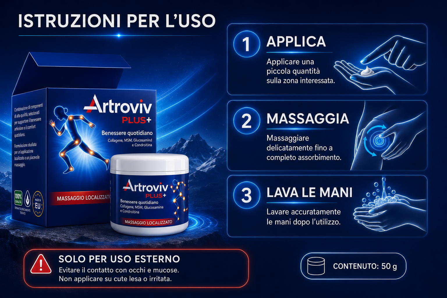 Istruzioni per l’uso Artroviv Plus+