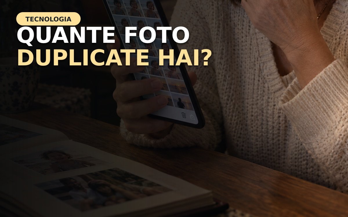 Galleria fotografica aperta su uno smartphone