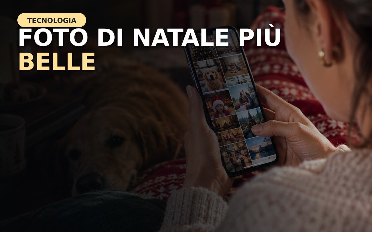 Smartphone usato per fotografare una festa di famiglia