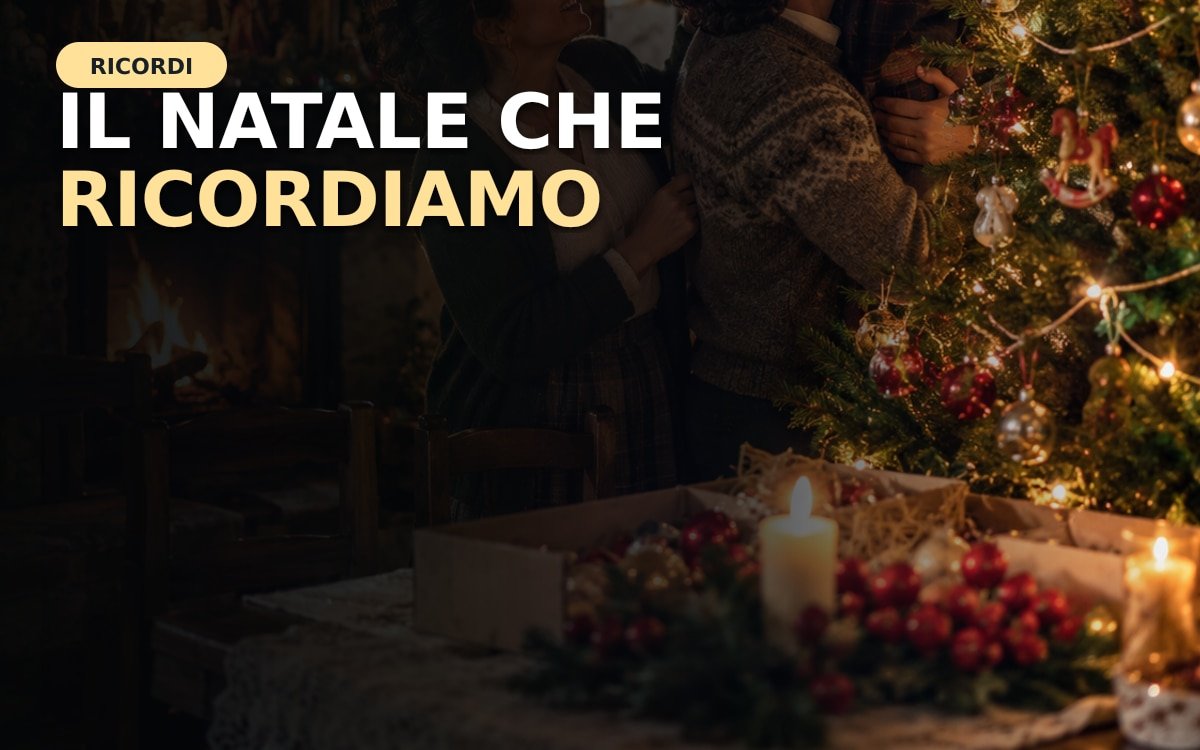 Decorazioni natalizie tradizionali in una casa italiana