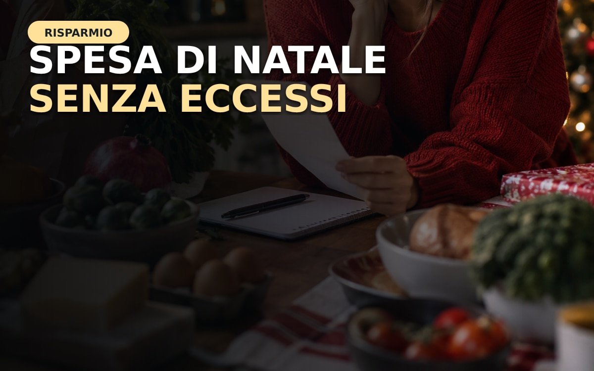 Tavola delle feste con porzioni organizzate