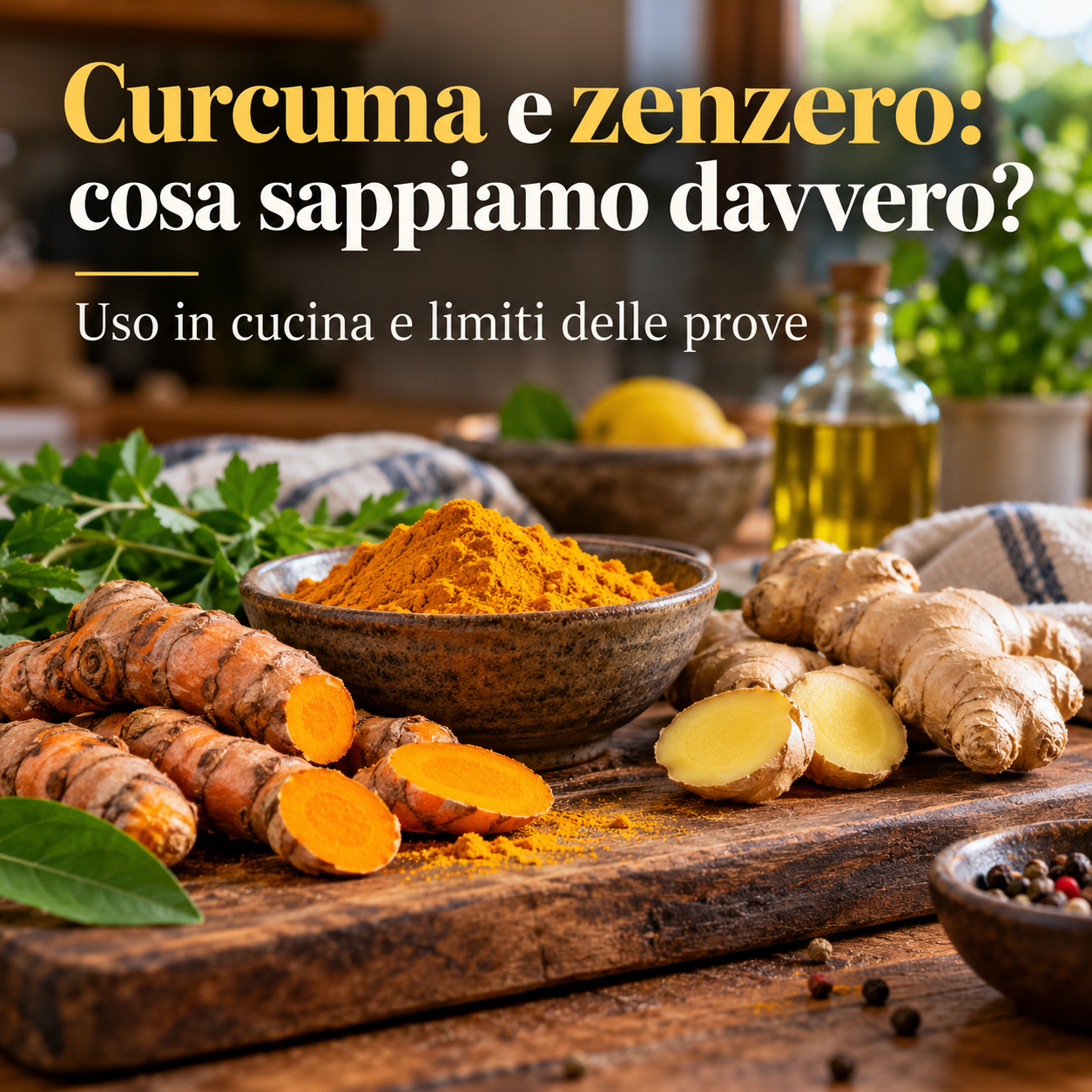 Spezie e ingredienti utilizzati nella cucina quotidiana